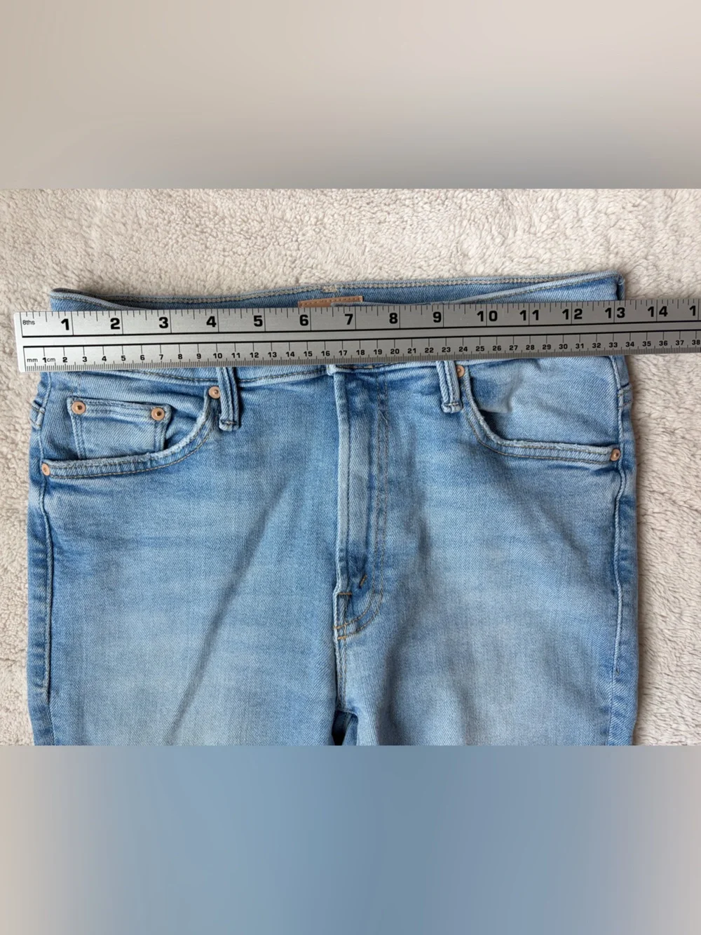Mother The Insider Crop Step Fray Limited Edition Women's Jeans Size 28